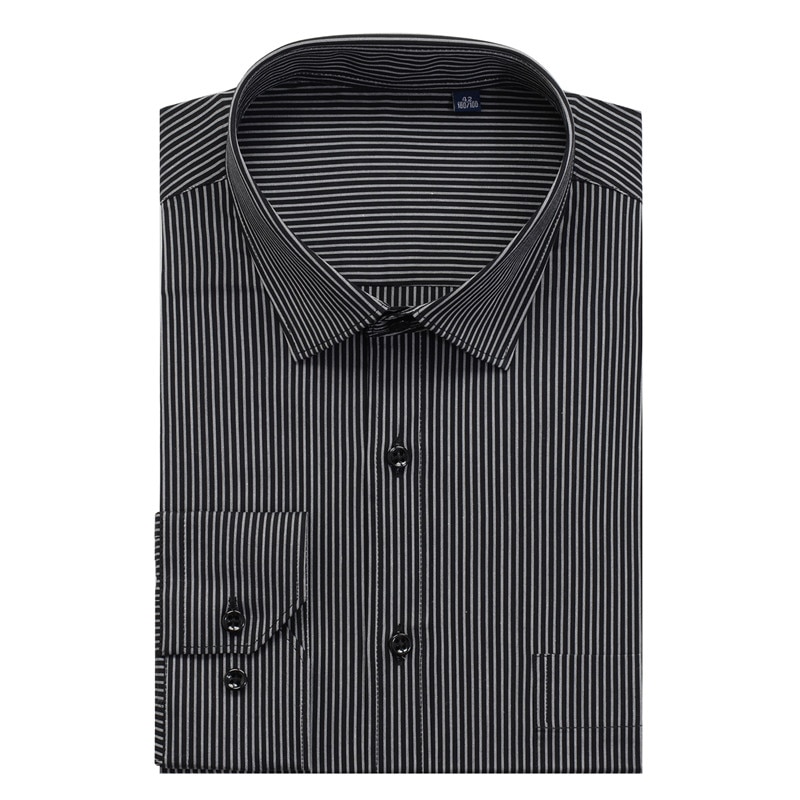 Stor størrelse 5xl 6xl 7xl 8xl 9xl 10xl herre virksomhet herre uformell stripe langermet skjorte vårenkel ungdomsskjorte
