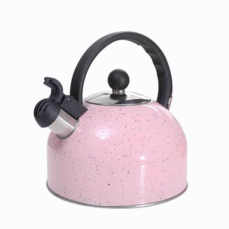 2.5L Whistle Kettle Stainless Steel Vintage Whistle Kettle Coffee Gas Universal Hervidor De Agua Kitchen Accessories EB5SH: Default Title