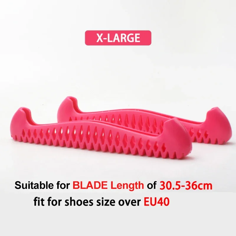 1 Pair Ice Hockey Figure Skate Blade Covers Adjustable TPU Material Ice Skate Blade Guards Ice Knife Blade Guard Skate Protector: Lavender