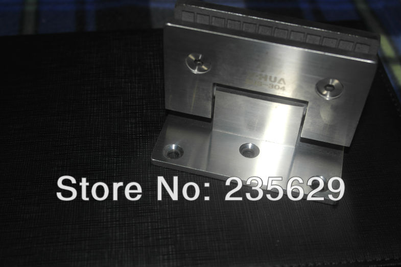 , 90 degree Stainless Steel shower clamp, shower hinge,glass clamp,Satin finished, Easy installation,durable