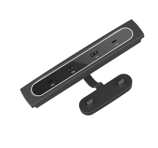 27W Quick Charger For Tesla Model Y Model 3 Intelligent Docking Station USB Shunt Hub Decoration Interior Refit Accessories: Default Title