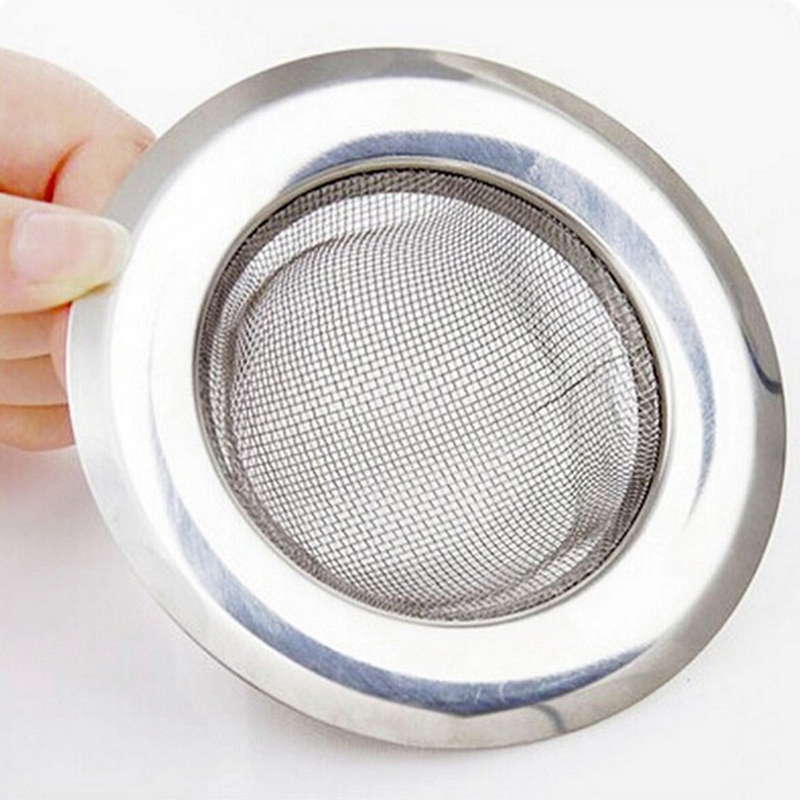 Stainless Steel Bathtub Hair Catcher Stopper Shower Drain Hole Filter Trap Kitchen Metal Sink Strainer Filter Barbed Wire