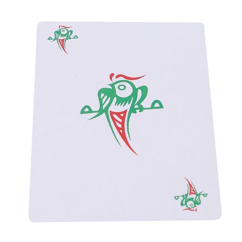 Jeu de cartes de MahJong Mah Jong chinois, 1 boîte de 144 pièces de papier, pour fête, jouet amusant