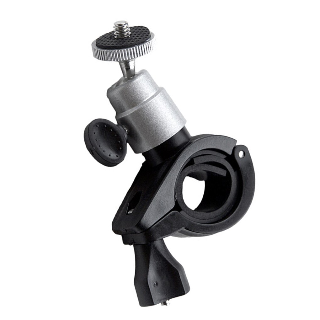 Aluminum Alloy Camera Mount Bike Motorbike Front Bar Handlebar Camera Support Rack 360 Degree Rotation Stand