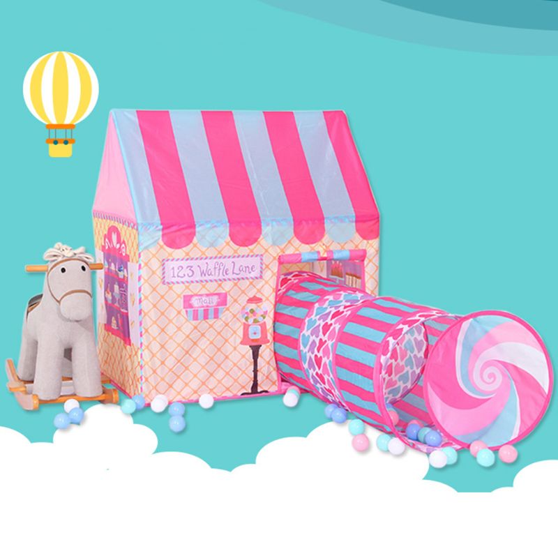 1Set Children Play House Tent Kids Outdoor Activities Indoor Foldable Game Tent Baby Portable Easy Installation Playroom