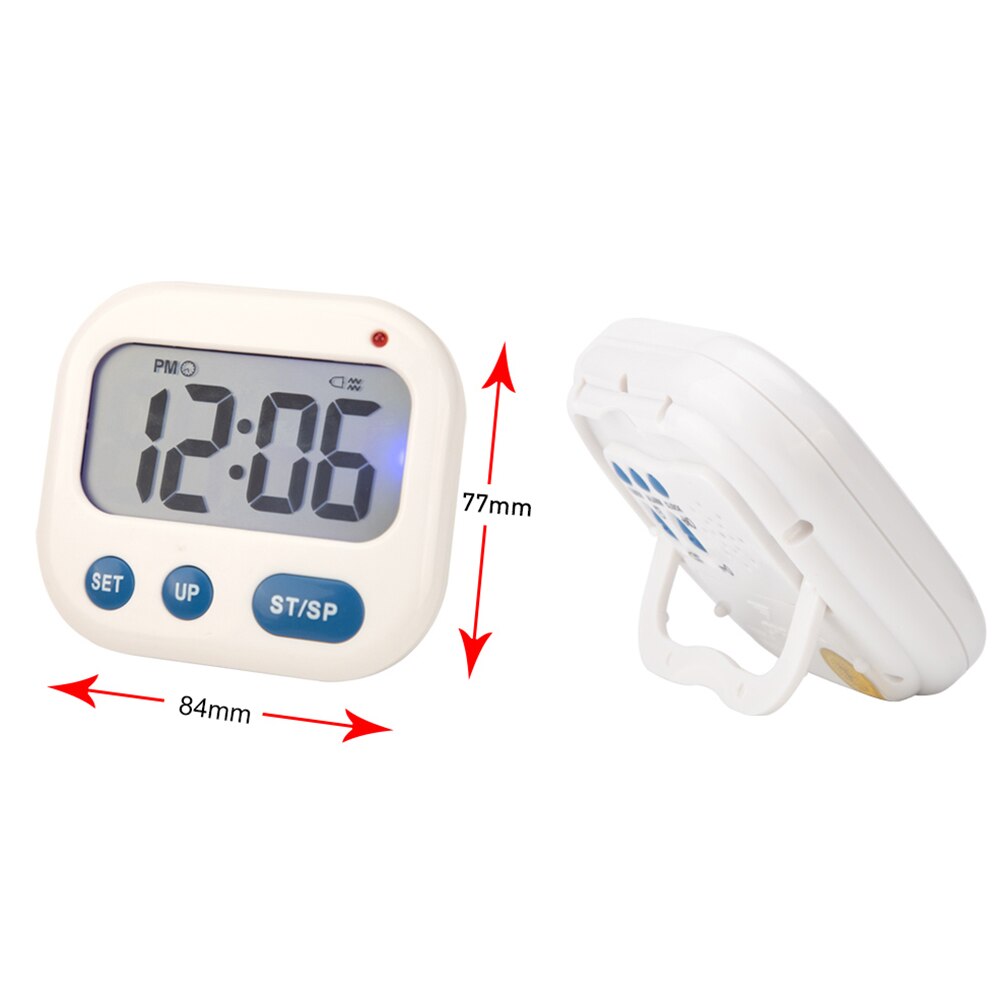 Digital Alarm LED Alarm Clock Digital Electronic Vibration Backlight LED Digital Timer Electronic Desktop Student Alarm Clock