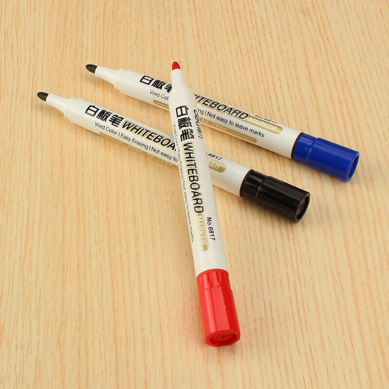 1Pc Deli 2Mm Whiteboard Markers Pennen Wissen Office School Supply Briefpapier Markeerstift Tekening Schrijven Graffiti 3 kleuren