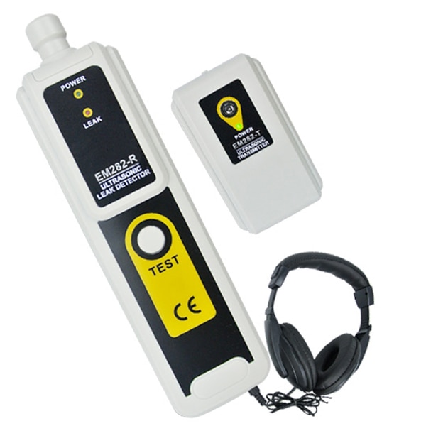 Détecteur de fuites à ultrasons et transmetteur de pression et de système de vide détecte les fuites de poussière d'air et d'eau indicateur LED