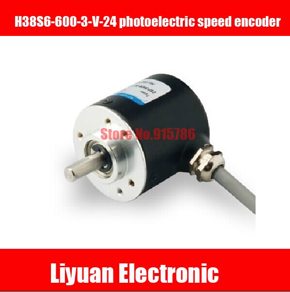 1 stks H38S6-600-3-V-24 foto-elektrische speed encoder/ABZ NPN output incrementele encoder