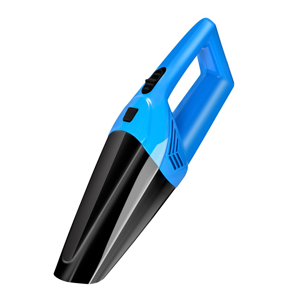 12V 120W 4500Pa Mini Car Vacuum Cleaner Portable Handheld Cordless Wet Dry Dual Use Auto Vacuum Cleaner Car Cleaning: Blue