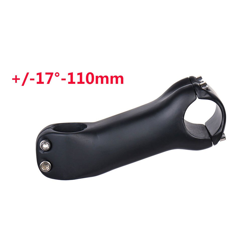 ELITA ONE Bicycle Stem Carbon Fibre MTB/Road Bike Stem 6/17 Degree 31.8MM Handlebar Stem UD/Black 70-130mmmm: 17Degree110mm-2112