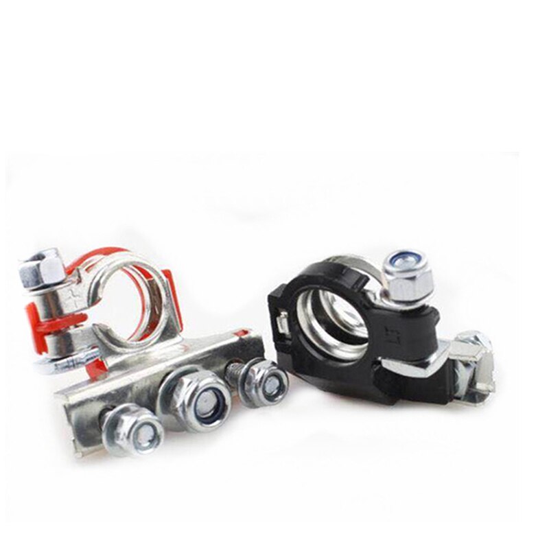 Battery Terminal Connectors with 3 Way, Top Post Battery Terminal Ends Copper Plate Positive and Negative Applicated in Car,Boat