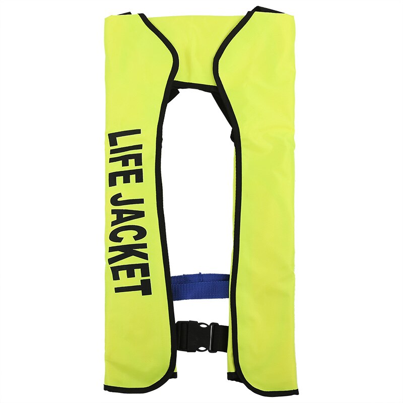 Automatische Opblaasbare Reddingsvest Badmode Jas Vissen Vest Kajakken Varen Rescue Jacket Professionele Zwemmen Life Vest: Licht Groen