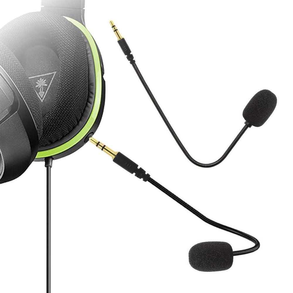 Wired Stereo Studio Gaming Headset Microphone adjustable 360 degrees bendable gaming Mic 3.5mm combined mic headphone jack