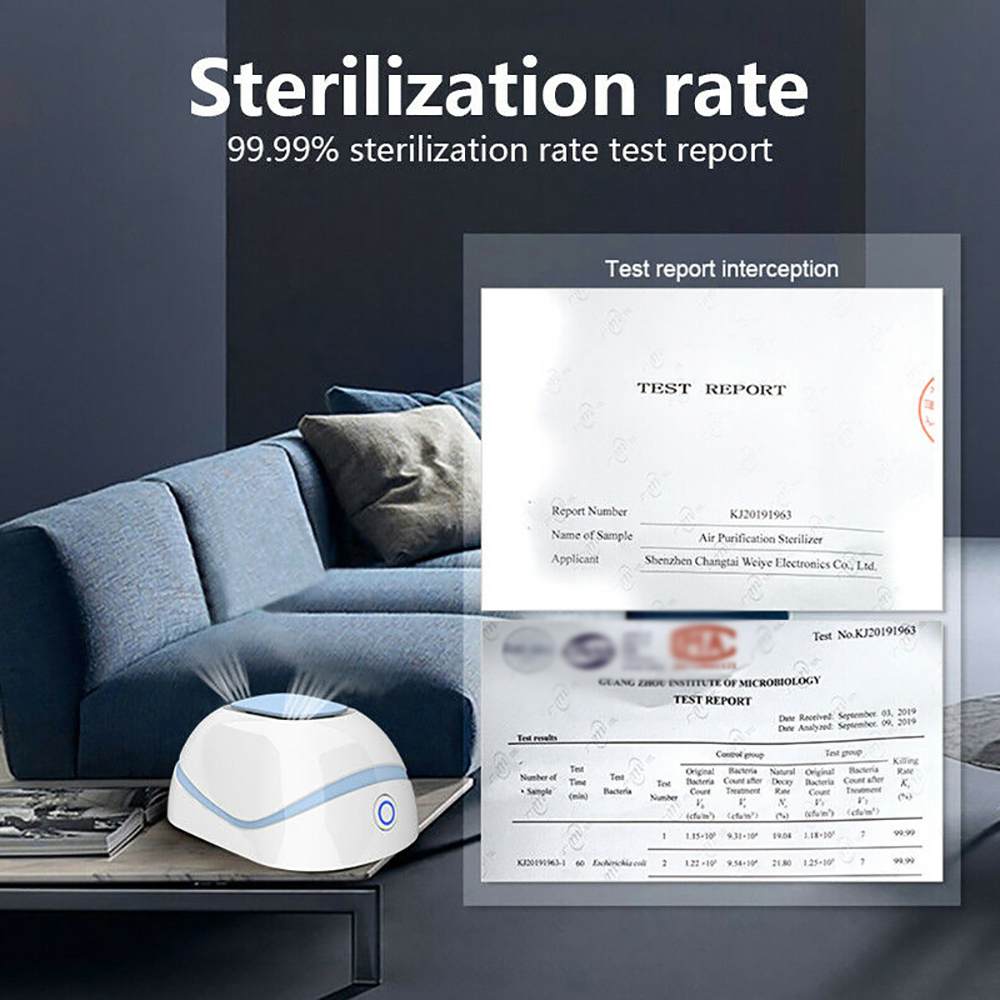 Mini Ozon Generator Deodorizer Luchtreiniger Usb Oplaadbare Koelkast Purifier Draagbare Clear Geur Ionisator Desinfecteren Sterilisator