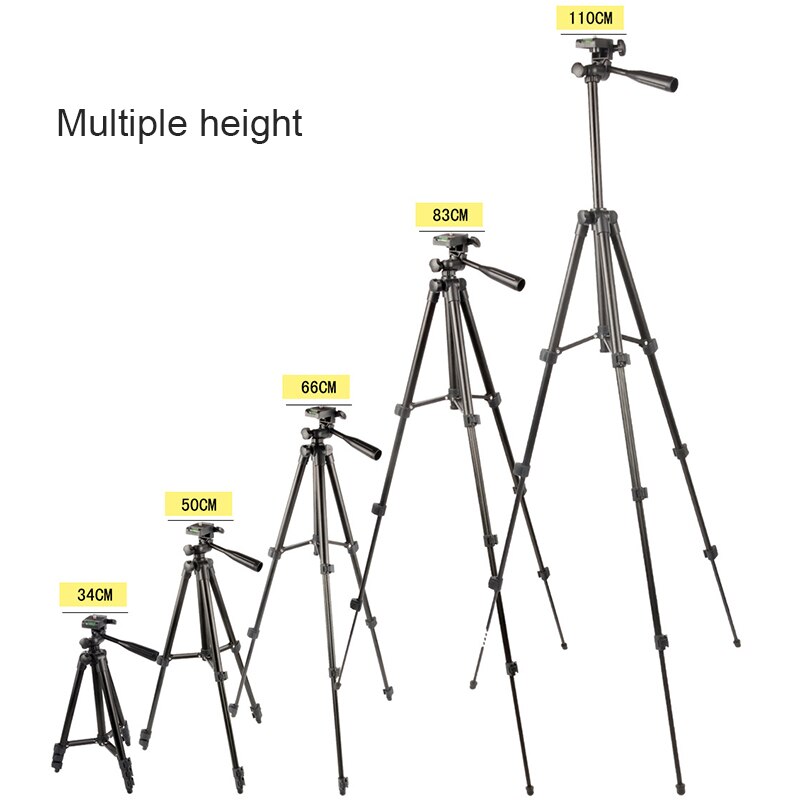 Auminum Camera Tripod Stand Light Weight Adjustable Cell Phone Tripod VDX99