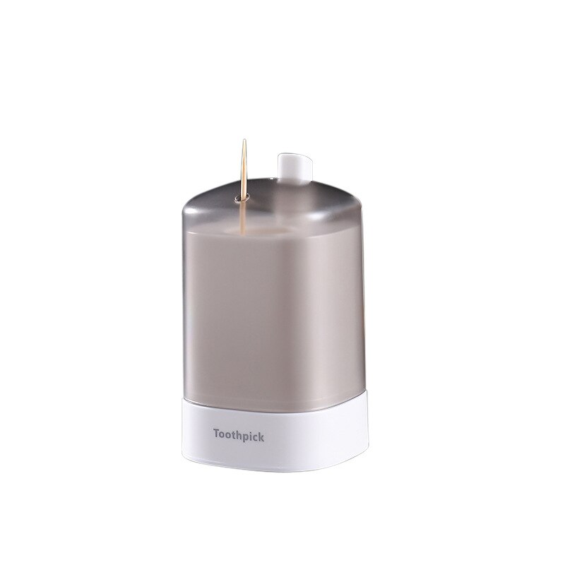 Personality Push Type Automatic -up Toothpick Box Cotton Swab Barrel Home Toothpick Dispenser Hand Pressure Toothpick Jar: G328322