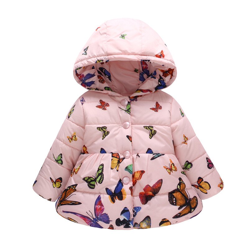 Winter Jas Voor Meisjes Baby Jas Kids Parka Catoon Graffiti Hooded Animal Sneeuw Pak Kinderen Winter Jas