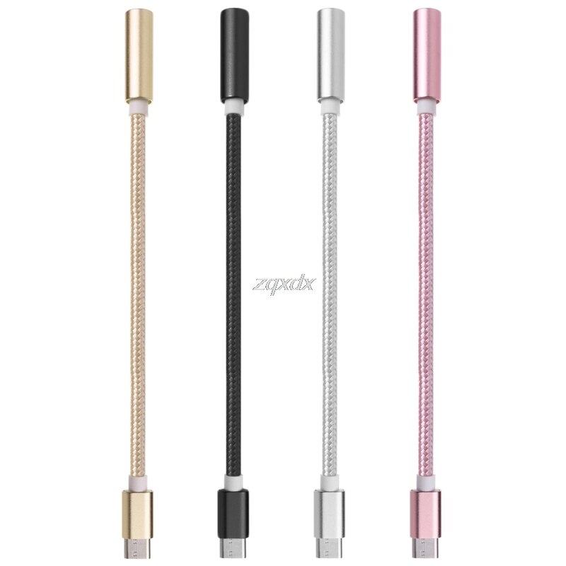 USB 3.1 Type C à 3.5mm câble adaptateur casque écouteur prise AUX Type C convertisseur Cabel pour Letv Leeco Le Max 2 Pro 3/Max2/S3