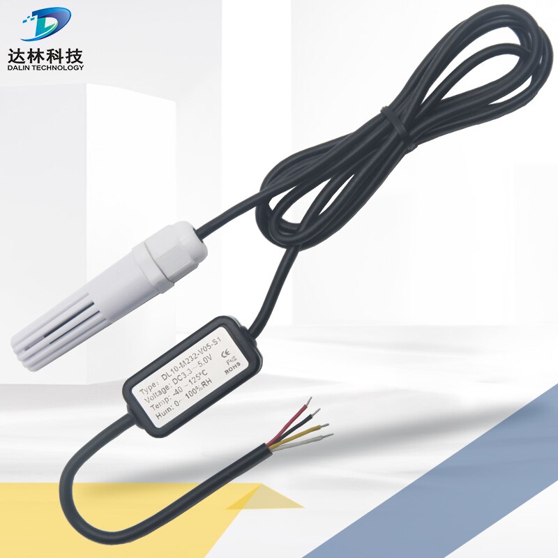 RS232 Temperature and humidity sensor transmitter modbus industrial Waterproof and dustproof data collection SHT