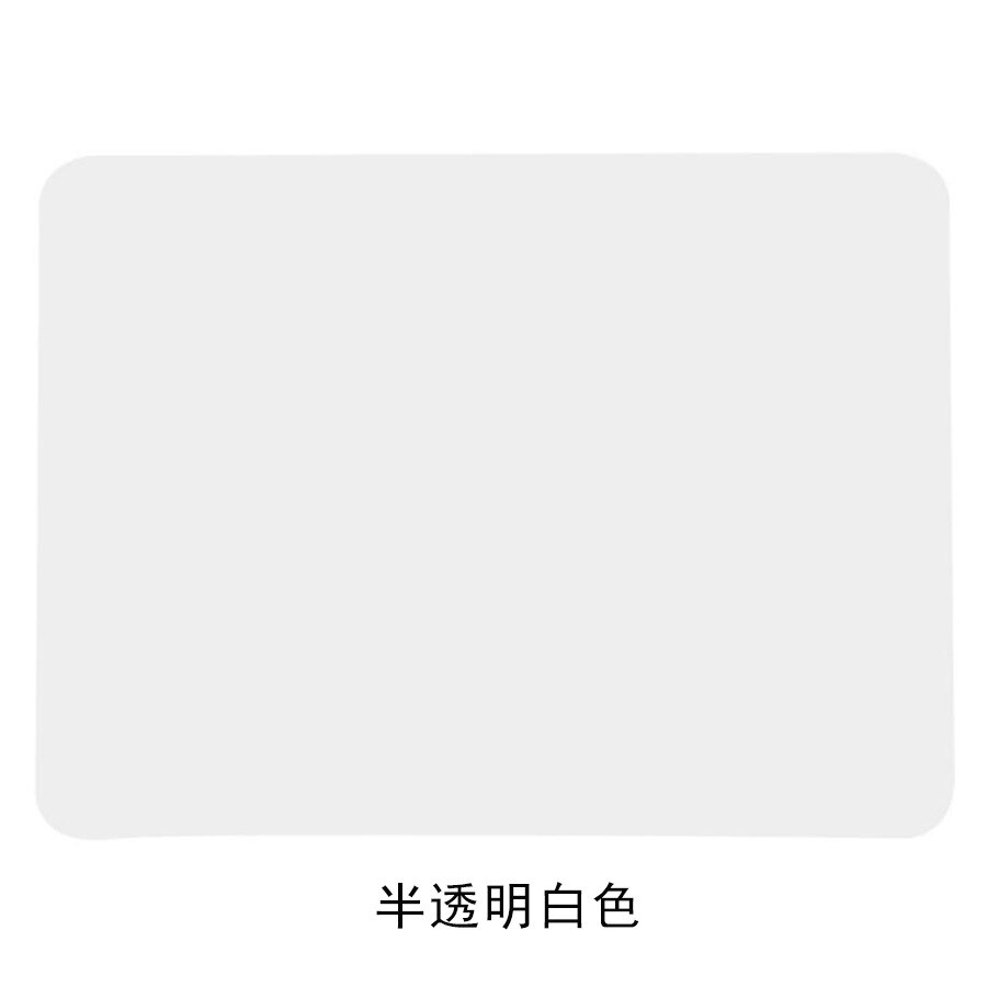 Thick Table Mat Rectangle 30*40cm Silicone Place Mats Heat Resistant Waterproof Non Slip Table Mats Kitchen Accessories: White