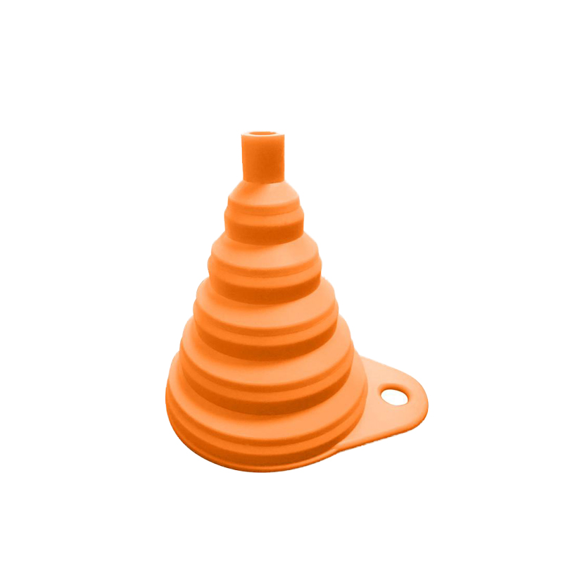 1pcs Mini Foldable Funnel Silicone Collapsible Funnel Folding Portable Funnels Be Hung Household Liquid Dispensing Kitchen Tools