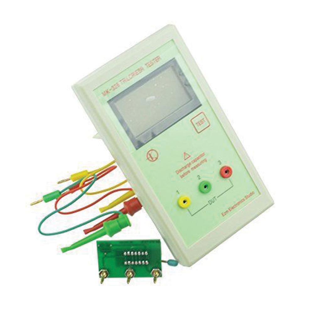 Litake MK-328 TR LCR ESR Tester Transistor Inductance Capacitance Resistance ESR Meter without Battery White