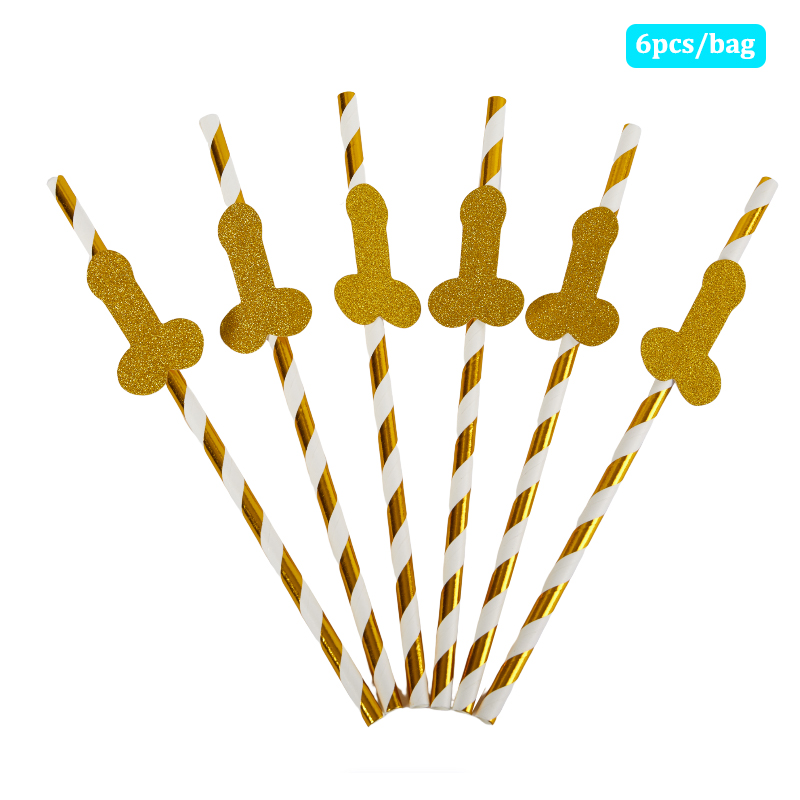 6Pcs Stripper Tanzen Männer Strohhalme Bachelorette Party Dekorationen Strohhalme Mexikanische Fiesta Party Trinken Favors Erwachsene Partei Liefert: Dunkelgrau
