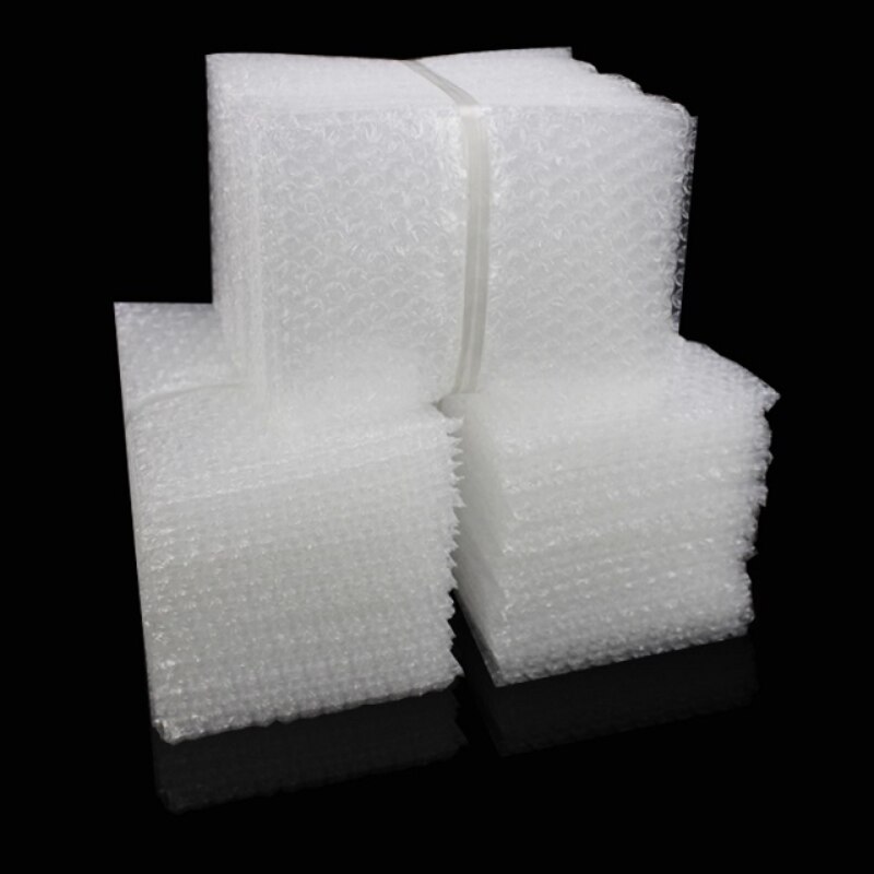 50/100PCS 80*100mm Bubble bag Bubble packing Bags clear bubble bag Shockproof bag double film bubble Plastic Wrap Envelope white