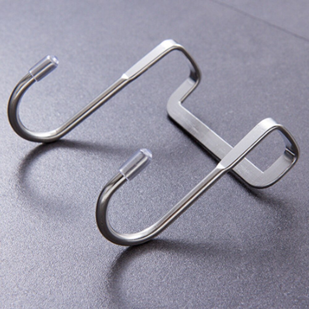 4 Pcs Drawer Cabinet Hook 304 Stainless Steel S-Shaped Hook Suitable for Kitchen, Cabinet, Drawer, Bathroom,Etc.