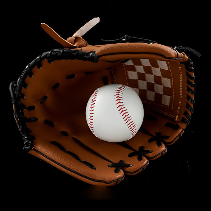 11.5 Inches Baseball Handschoen Linkshandige Afbreekbaar Zachte PU Leer Softbal Pitcher Handschoenen Sportkleding Accessoires