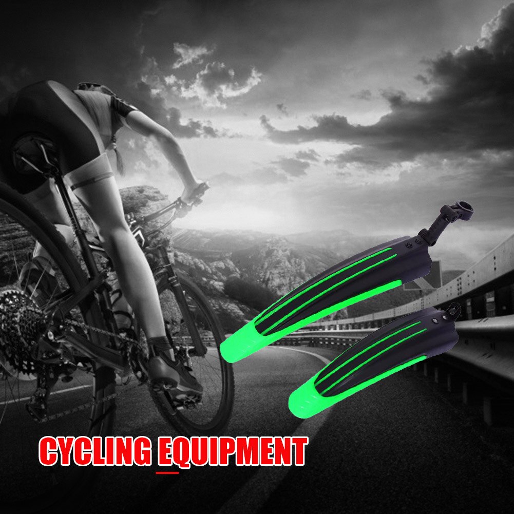 Juego de guardabarros delantero y trasero para bicicleta de montaña, accesorios para ciclismo de 20/22/24/26 pulgadas, 2 piezas