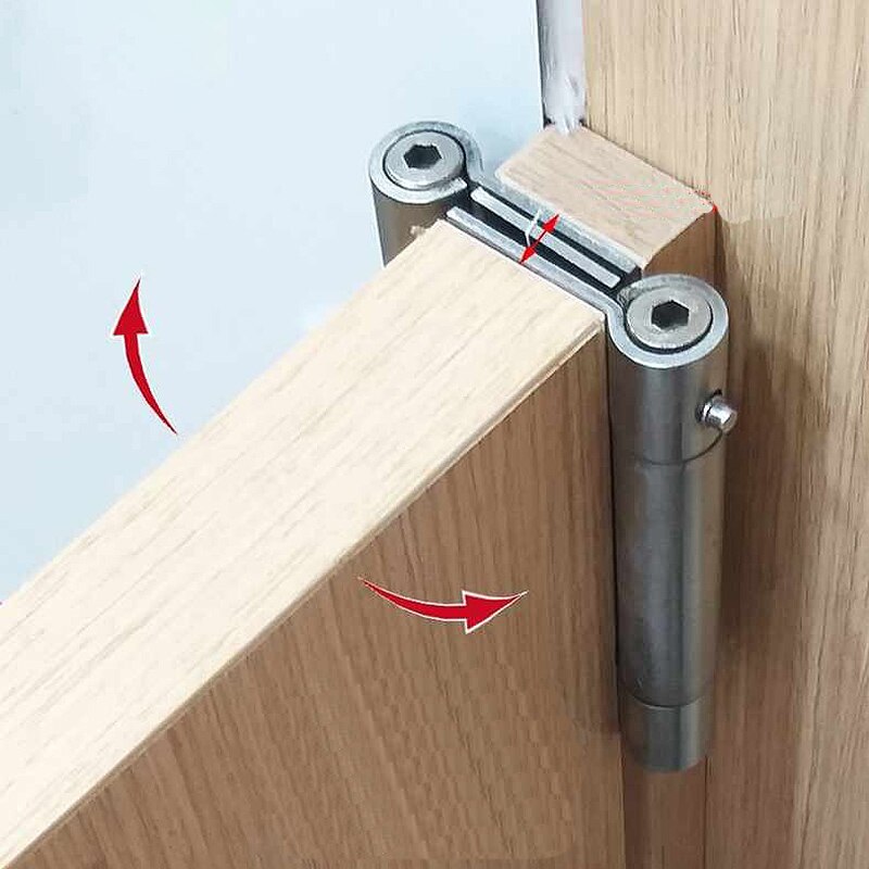 ,4 inch Stainless steel Quiet Two-way hinges ,Adjustable strength,Automatic closing, Door Hardware