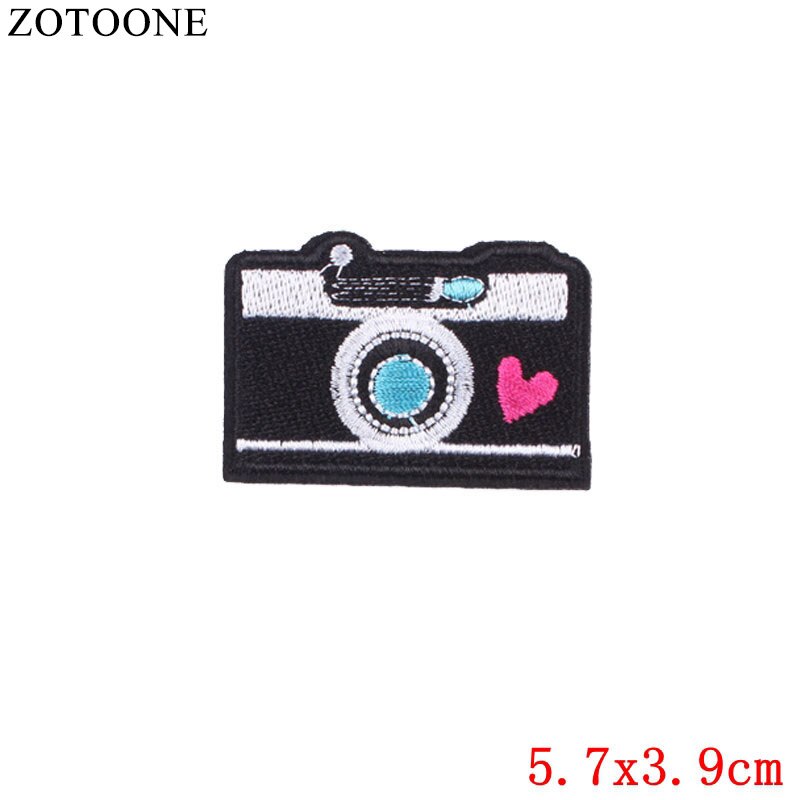 Zotoone Kleurrijke Letters Cirkel Patch Voor Kleding Geborduurde Kleding Patches Toepassingen Badges Stickers Applique Voor Kledingstuk: 688
