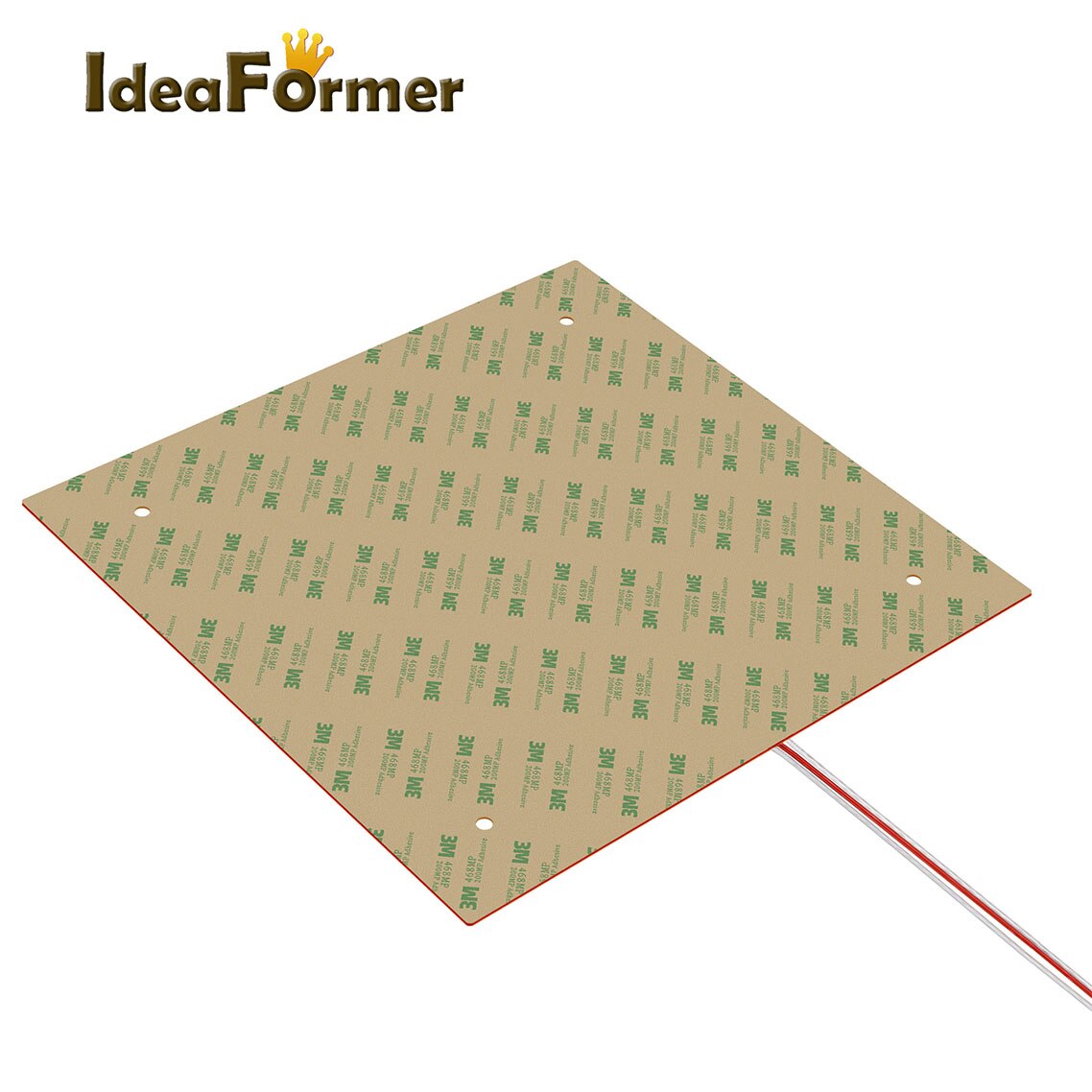 Cama quente da almofada de aquecimento do silicone da impressora 3d 310x310mm 220v 750w para as peças do calefator da cópia da placa da almofada do calefator de creality CR-10 10s pro.
