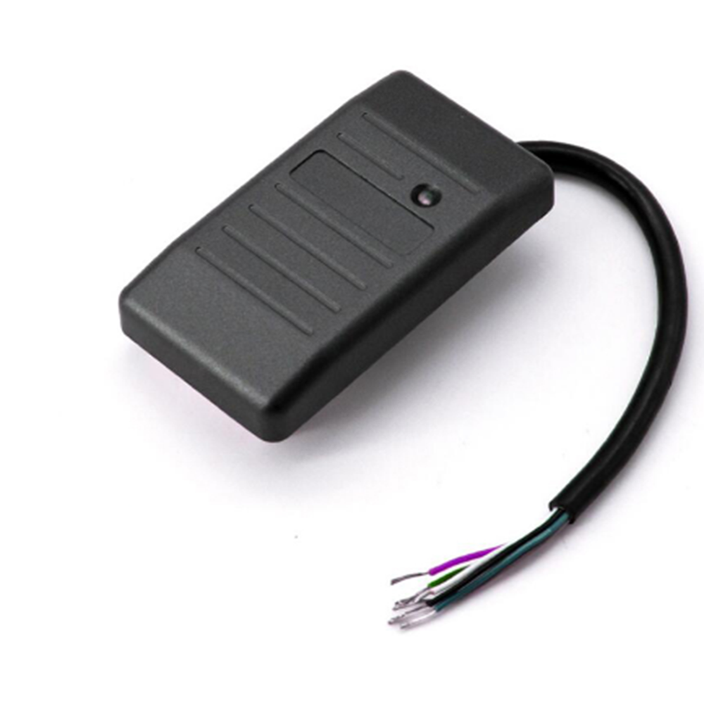 Lector de tarjetas RFID para acceso con tarjeta de identificación, lector de tarjetas RFID resistente al agua de 125khz Wiegand 26 34 indicadores LED de seguridad