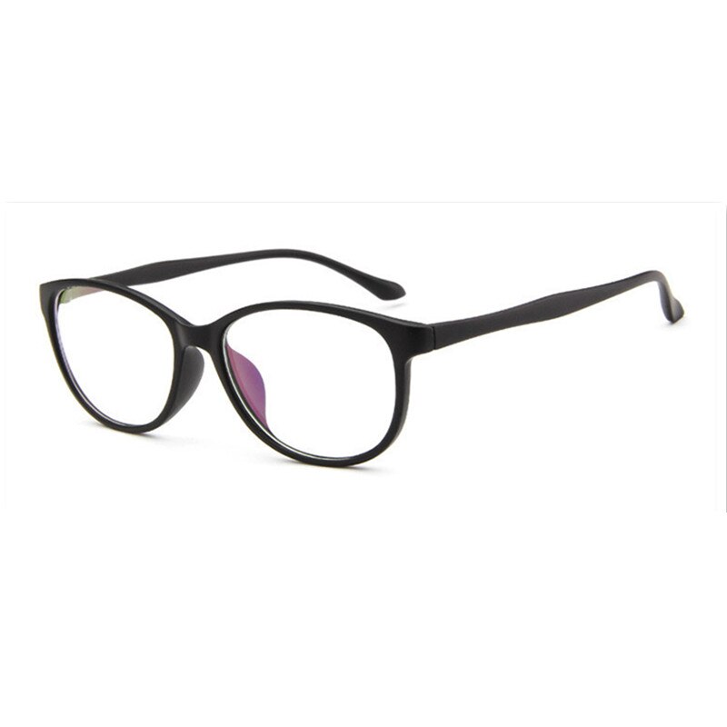 Kottdo brille sort stel kvinder briller stel klar linse mænd mærke briller optiske stel nærsynethed nørd sorte briller: Mat sort