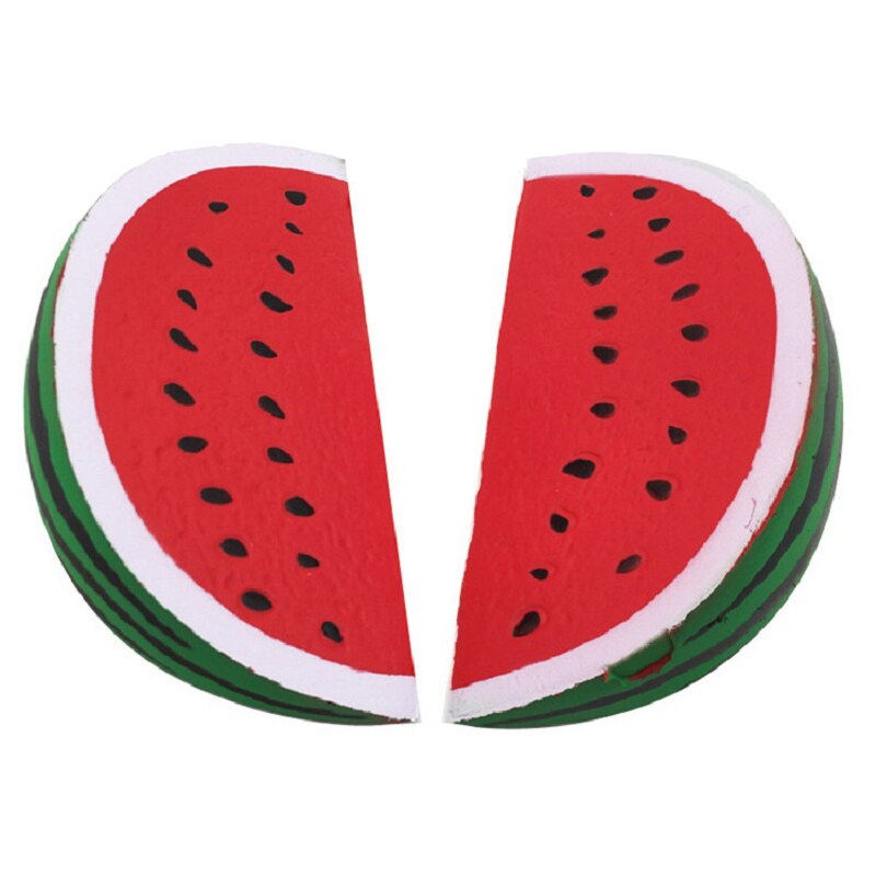 Fruit Watermeloen Squishy Langzaam Stijgende Jumbo Kawaii Squishies Kids Stress Relief Squeeze Speelgoed Party Xmas 17*8*5CM