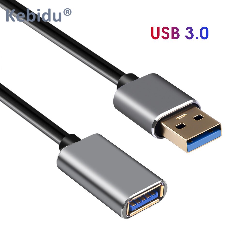 USB 3.0 Extension Cable Round Extend Cable AM/AF 1m For PC TV PS4 Computer Laptop Mouse Game Controller Extender