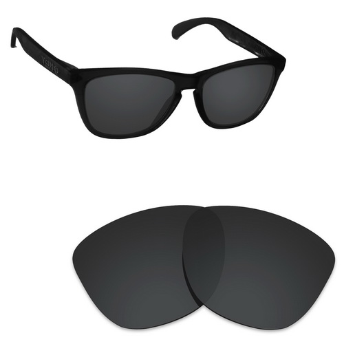 Verres de rechange polarisants Oakley Frogskins | Verres de rechange, variétés de montures, pour Oakley Frogskins: Black