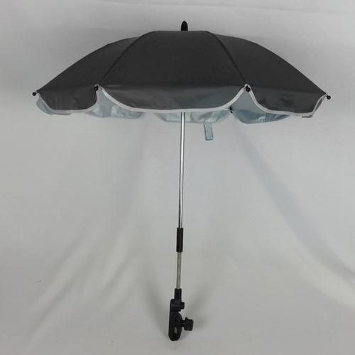 Top Arbitrary Bending Baby Stroller Umbrella Folding Waterproof Sunshade Kid Rain Umbrella for Baby Carriage Accessories: Black