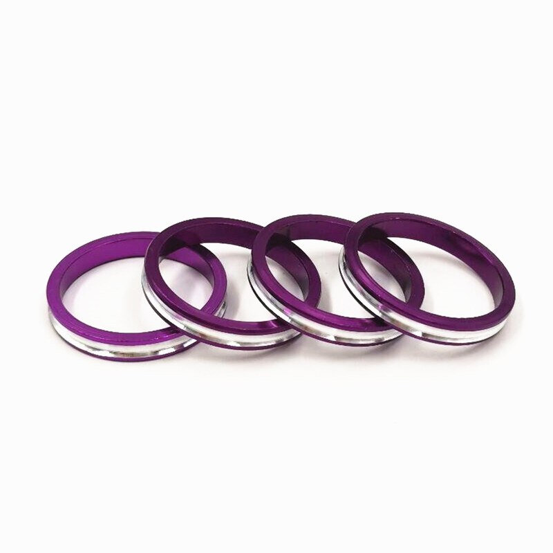 Fouriers mtb cykel gaffel spacer cykel vaskemaskine 28.6 mmx 34mm vaskeraluminium hoved 5mm rør vaskemaskine cykel tilbehør