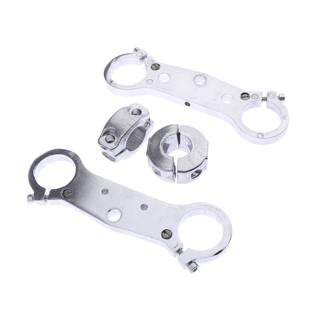 Front Upper Triple Tree Steering Stem Fork Clamp for 49cc Mini Dirt Bike