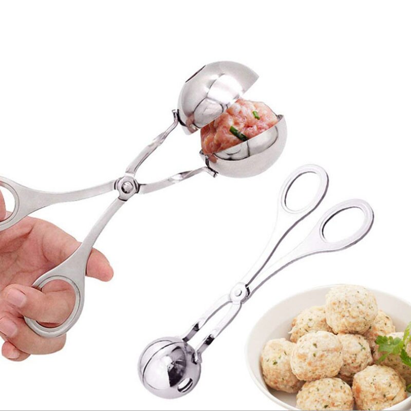 Roestvrij Staal Vlees Baller Tang Nonstick Tang Cake Gehaktbal Maker