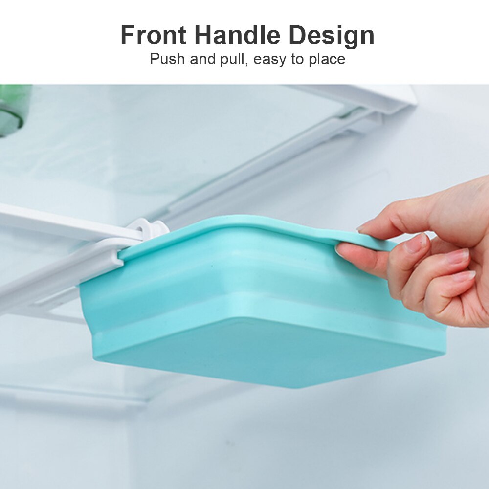 Folding and Stretchable Fridge Pull-out Storage Drawer Kitchen Fruit Egg Organizer Storage Rack Box Refridgerator Shelf Holder