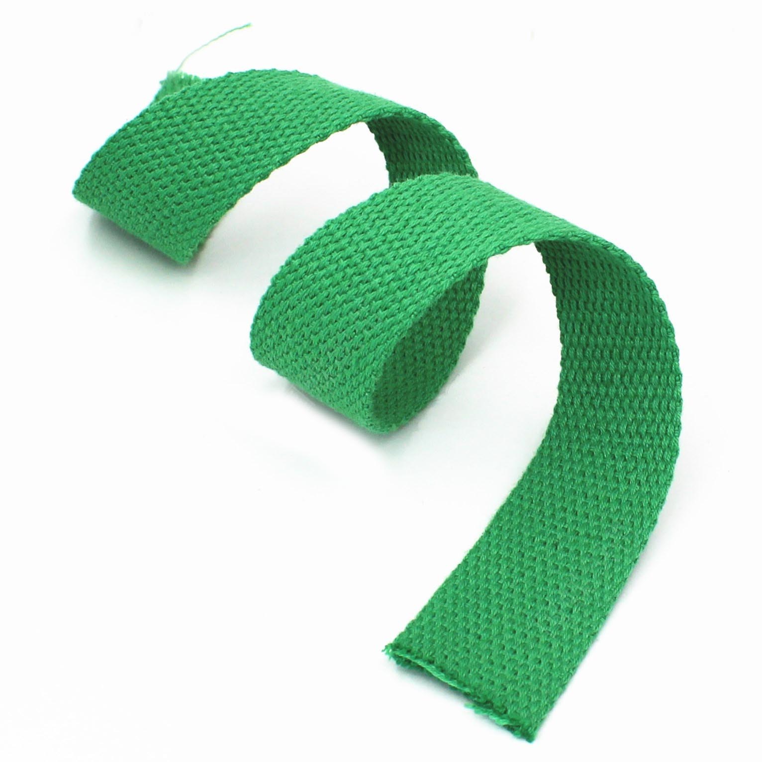 8 jardów 25mm 1.5mm gruba poliestrowa taśma bawełniana taśma plecak płócienny wstążki do ubrania DIY etykiety akcesoria do szycia dekoracji: Green