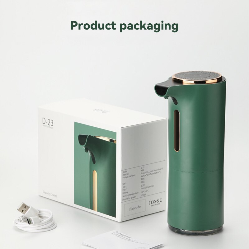 Induction Soap Dispenser Automatic Foam Washing Mobile Phone Smart Home Charging Version Alcohol Foam Gel USB Charging