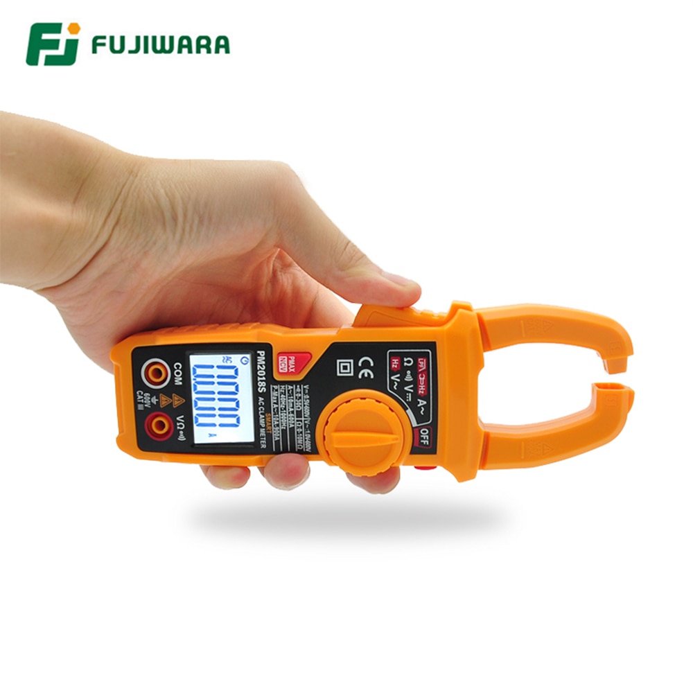 FUJIWARA Digital Clamp Meter Digital Multimeter Ammeter Resistance/ AC / DC/ Voltage