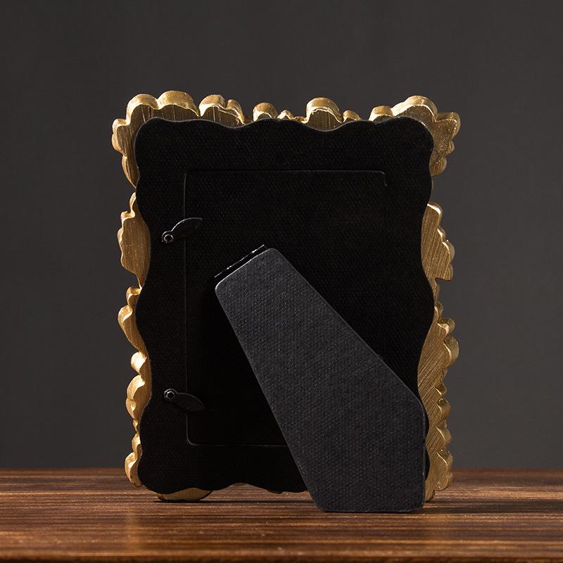 Retro Hars Fotolijst Goud Fotolijst Home Decor Fotografie Props Bruiloft Foto Frames Bureau Decoratie Ornament