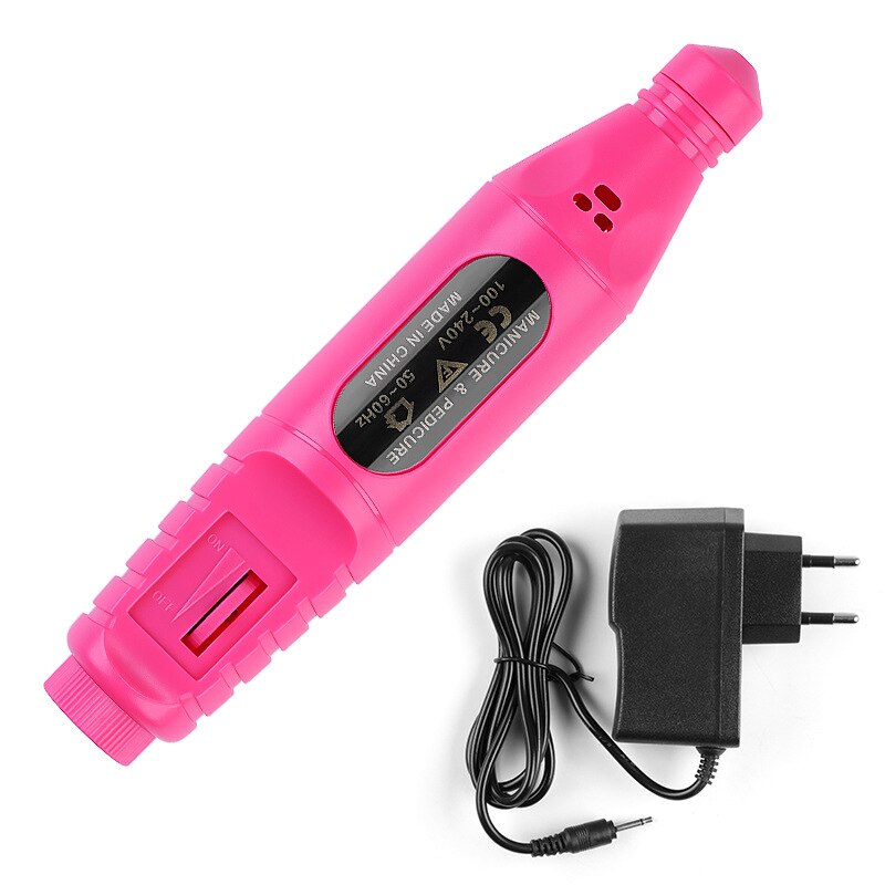 1Set Electric Nail Drill Machine Manicure Machine Nail Art Pen Pedicure Nail File Nail Art Tools Portable TSLM1: 04